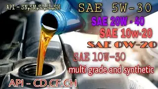 KAALAMAN TUNGKOL SA ENGINE OIL NA GAMIT NATIN | CLASSIFICATION CODE EXPLAIN | KNOWING YOUR MOTOR OIL