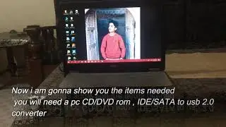 How to connect pc CD/DVD rom to laptop easy and simple