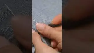 Great sewing trick - how to fix a hole in clothes with a sewing needle!  Miarti 🧵✂️