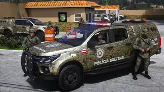 POLICIAIS DA CIPE NORDESTE  em PERSEGUIÇÃO no INTERIOR PMBA | GTA 5 POLICIAL