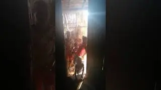 Eastern Madagascar. Inside a house of native people