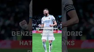 Benzema's historic hattrick sinks Barcelona #copadelrey #realmadrid