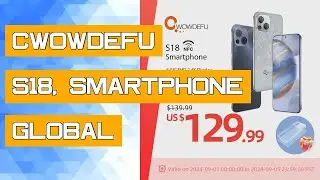 Cwowdefu S18, Smartphone Global Android 14, 6.58" Incell 2.4K Display, Unisoc T616, 16GB(8+8GB) 256G
