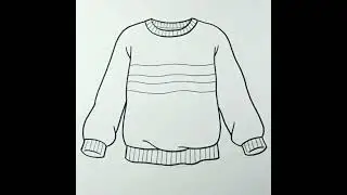 How to draw Sweater 