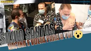 EXCLUSIVO: SILVIO SANTOS TOMA VACINA E FALA SOBRE VOLTA A TV I 148 #SilvioSantos #Coronavac