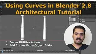 Curves Modeling in Blender 2.8 | Architectural Tutorial
