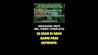 Come CONVERTIRE Game Pass CORE in Game Pass ULTIMATE e RISPARMIARE 220 euro! [Guida ITA] #Shorts