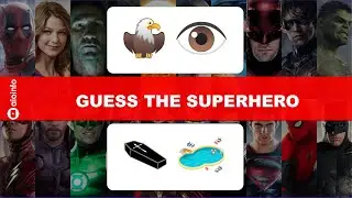 Guess The Male Superhero Using Emoji - Superhero Emoji Quiz