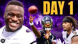 Ravens Training Camp Day 1 Highlights 😈