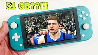 NBA 2K25 on Nintendo Switch LITE | Looks Horrible?!?!