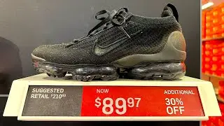 LOTS OF VAPORMAX SITTING AT THE NIKE OUTLET!