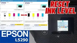 Reset ink level Epson L5290 || it is nearly time to reset the ink level