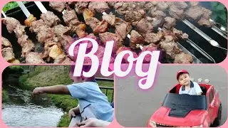 ВЛОГ💥Маринуем и Жарим Шашлык из Говядины💯В Парке Гуляем  с Амиром👩‍👧💥