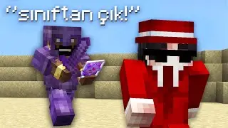 Neden Minecraft'ta Okul Öğretmenime Meydan Okudum? [TÜM HİKAYE]