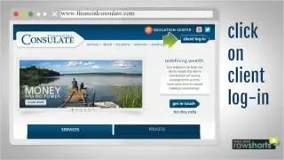 Accessing the Client Portal from the Financial Consulate Website