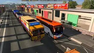 Jaflong To Dhaka  Ekusa Express | BD Next Gen Map - ETS2 Travel
