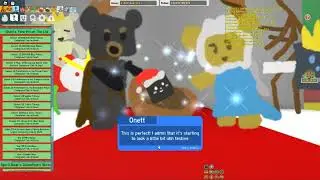Roblox - Bee Swarm Simulator - Finishing Onett's Yard Art On The Lid quest.
