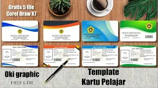 DESAIN KARTU PELAJAR - FREE DOWNLOAD CDR X7