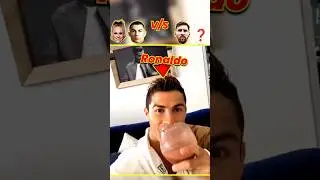 Ronaldo V/S Messi 🧉 Drinks Challenge #football #shorts