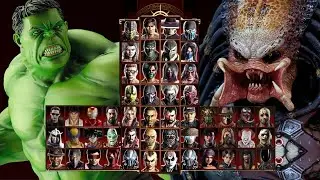 Mortal Kombat 9 - HULK & PREDATOR - Expert Tag Ladder - Gameplay @(1080p) - 60ᶠᵖˢ ✔