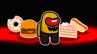 Among Us But The Crewmates Are Junk Food
