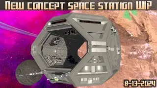 Empyrion Galactic Survival - New concept space station WIP 8/13/2024