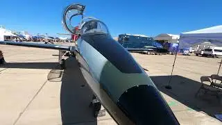 Experimental Jet at the Miramar Air Base in San Diego California
