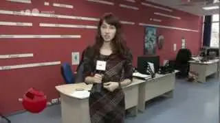 Видеорепортаж из студии озвучки телеканала Amedia.
