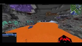 Minecraft (better minecraft mod) BIGGEST LAVA CAVE EVER 100%