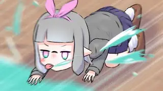 【手描きアニメ】インクを舐めとる天才インクリング【スプラトゥーン3/推しの子】