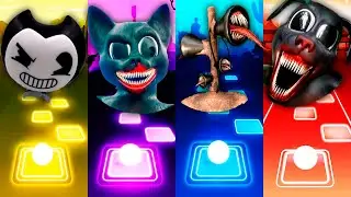 Bendy vs Cartoon Cat vs Siren Head vs Cartoon Dog - Tiles Hop