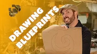 Drawing the Deku Shield Blueprints in Inkscape - Prop: Shop
