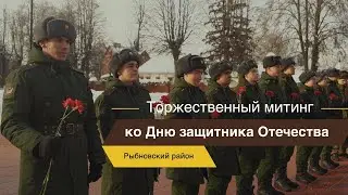 Митинг ко Дню защитника Отечества.