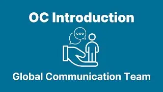 [APRM] OC Introduction Global Communication Team