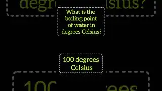 What is the boiling point of water in degrees Celsius?#gkwithprima #gk #guess #boilingpoint #water
