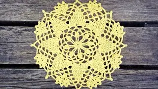 Crochet Lace Doily Tutorial