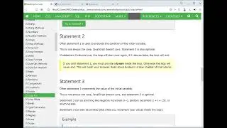 JavaScript For and While Loop