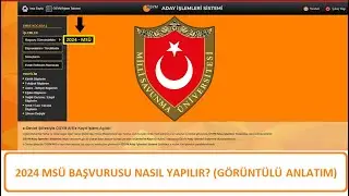 SON DAKİKA! 2024 MSÜ BAŞVURUSU NASIL YAPILIR? (GÖRÜNTÜLÜ ANLATIM) MSÜ BAŞVURUSU BAŞLADI