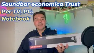 Soundbar  Trust Asto per pc TV notebook Recensione con  Jack 3,5 mm  Alimentazione USB