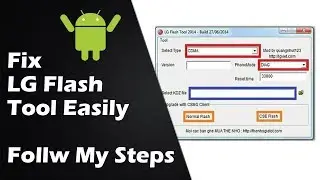 Fix LG Flash Tool 2014 Error