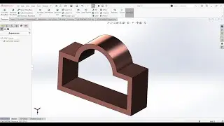 In Solidworks Use ARC & Line / Malhotrashab_13