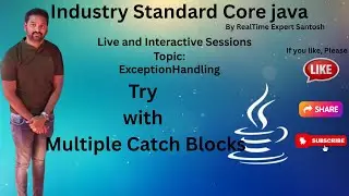 Try With Multiple Catch Blocks in java|Java Tutorial|Java for beginners 2025|Full StackJava Training