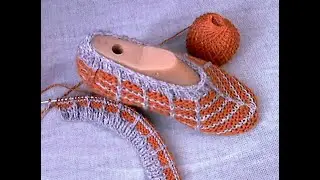 Следки спицами без шва