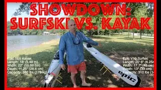 Endurance Paddling SHOWDOWN:  Surfski vs. Kayak