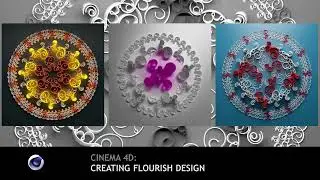 Cinema 4d: Creating Flourish Design
