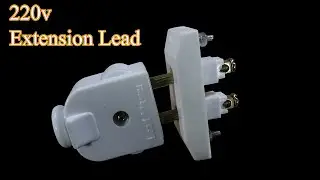 How to make 220v Extension lead, extension cord