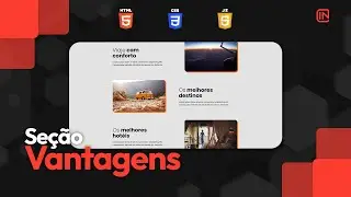 Como criar um Site Responsivo com HTML e CSS pt. 3 - Seção vantagens