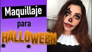 MAQUILLAJE RAPIDO Y SENCILLO PARA HALLOWEEN!! /