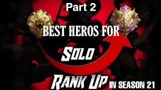 5 Best hero for solo rank up in mobile legends 2021 | best hero For rank up fast in mobile legends