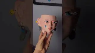Видео про этот горшочек есть у меня на канале! ❣️ // #sculptureartist #sculpture #clayart #claycraft
